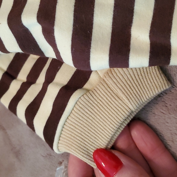 Collaroy DOG Hoodie Stripe Sweatshirt heavyweight sz M New in bag - Picture 3 of 6